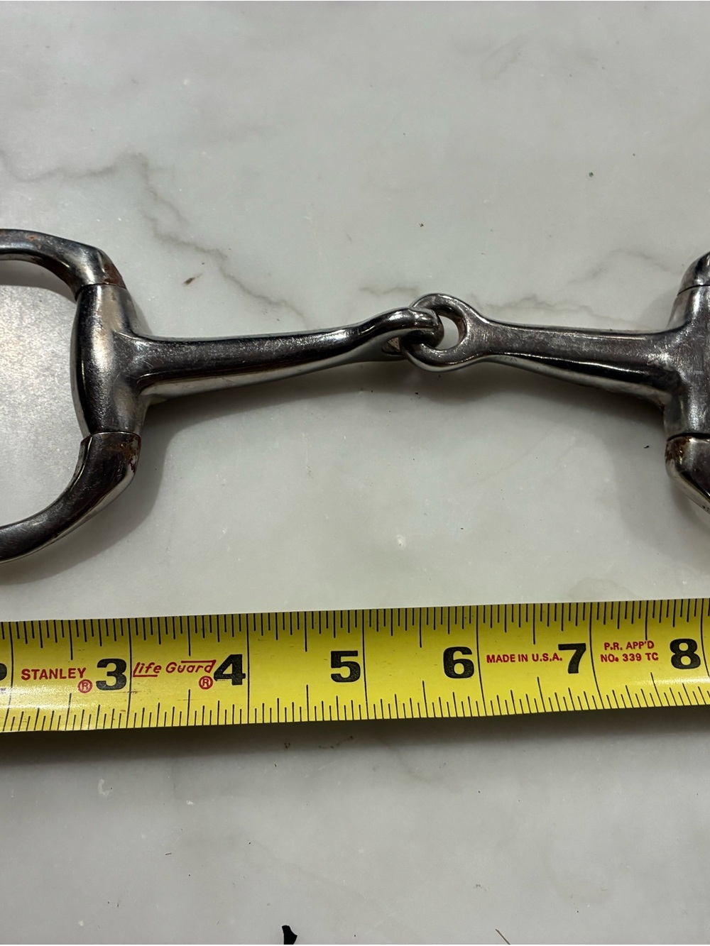 Korsteel Eggbutt Snaffle Bit Stainless Steel Horse Horses Decor Metal
